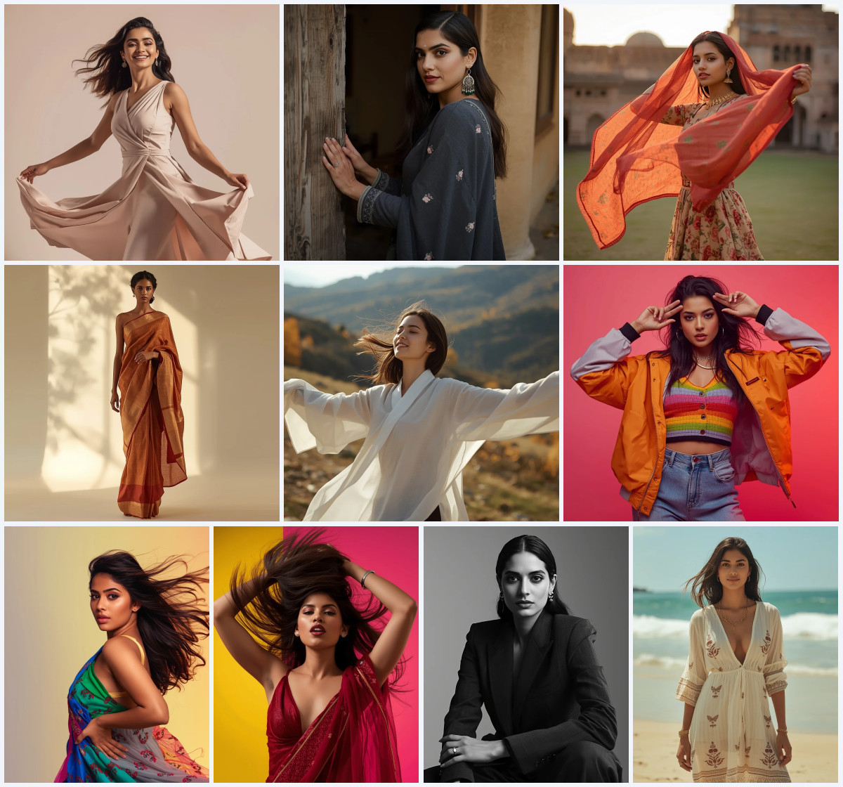 Top 10 Modern Indian Viral Reel Pose – Soft Spin Smile Moment | Magic Ai Prompt AI Prompts Collection