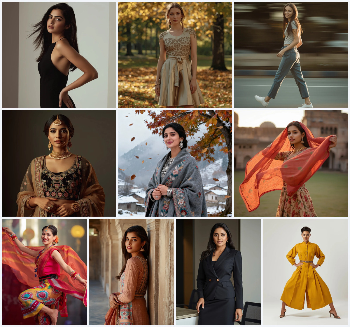 Top 10 Modern Indian Viral Reel Pose – Side Angle Fashion Attitude | Master Ai Prompt AI Prompts Collection