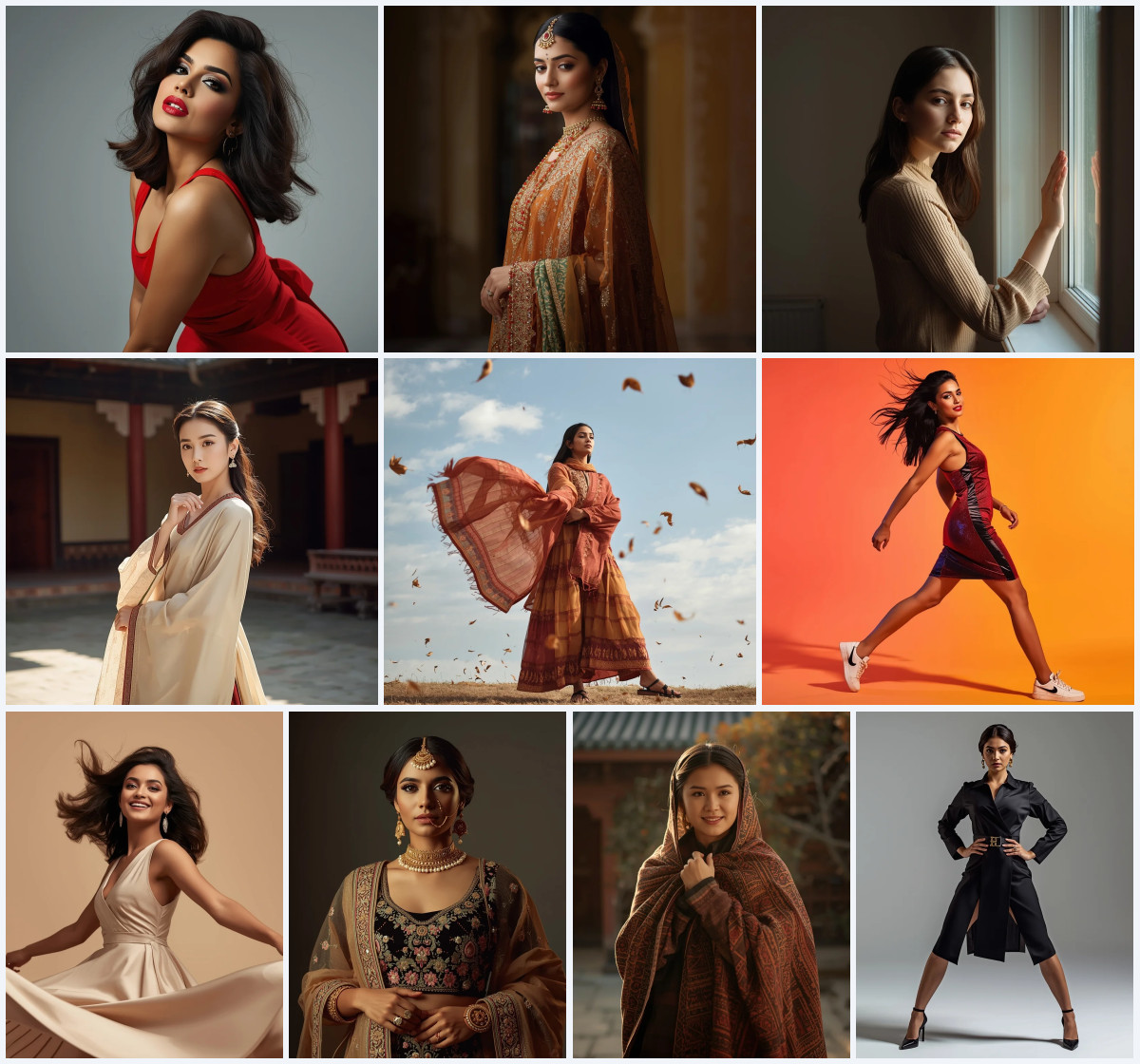 Top 10 Modern Indian Viral Reel Pose – Bold Frame Break Look | Ultimate Prompt Collection AI Prompts Collection