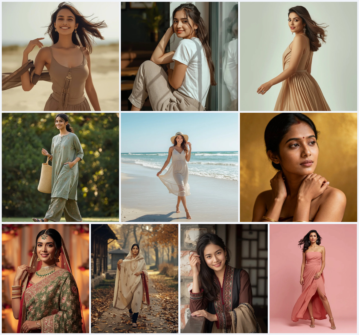 Top 10 Resort Vacation Breeze Pose | Ai Prompt For Realistic Look AI Prompts Collection