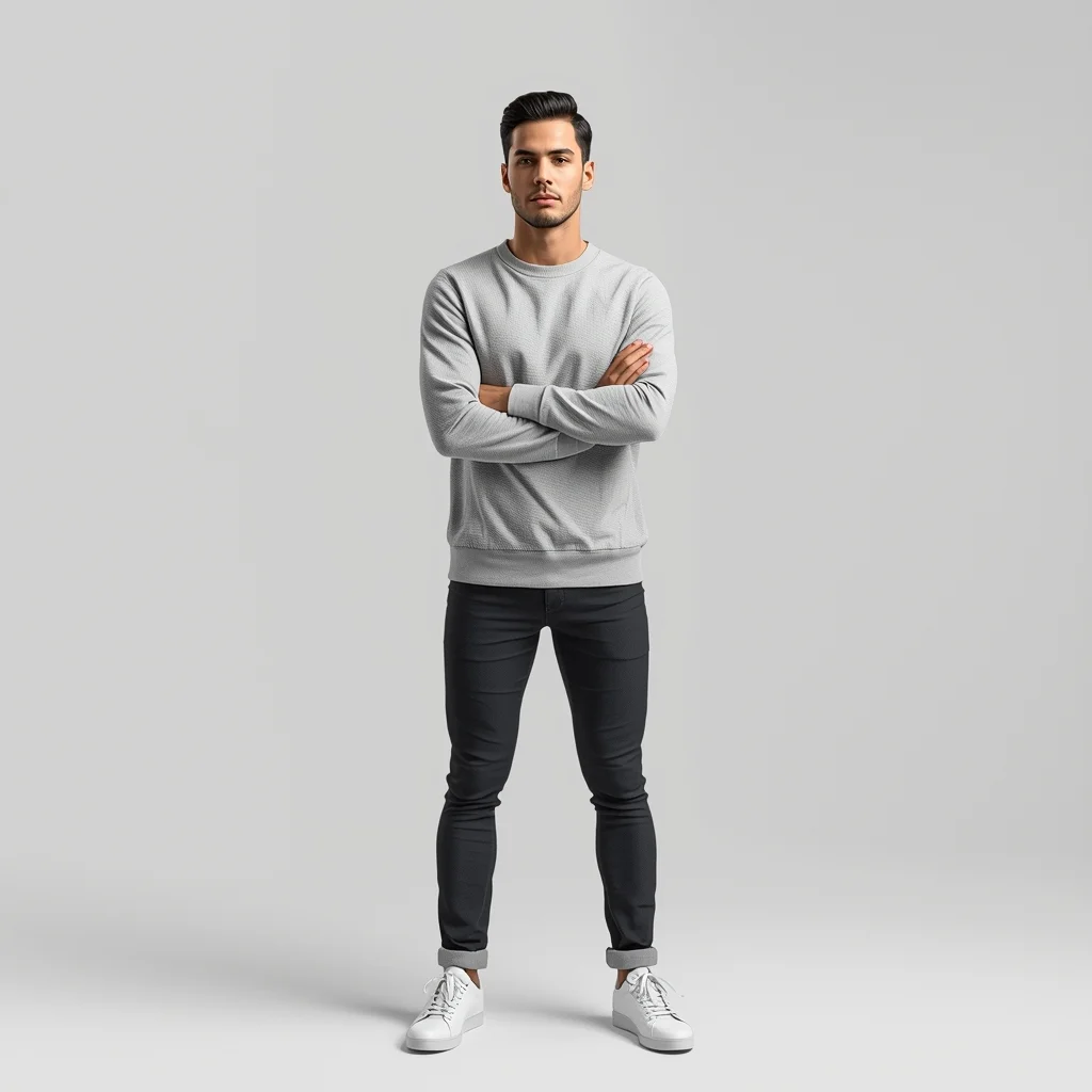 AI Influencer Upright Neutral Power Pose | Trending Ai Prompt