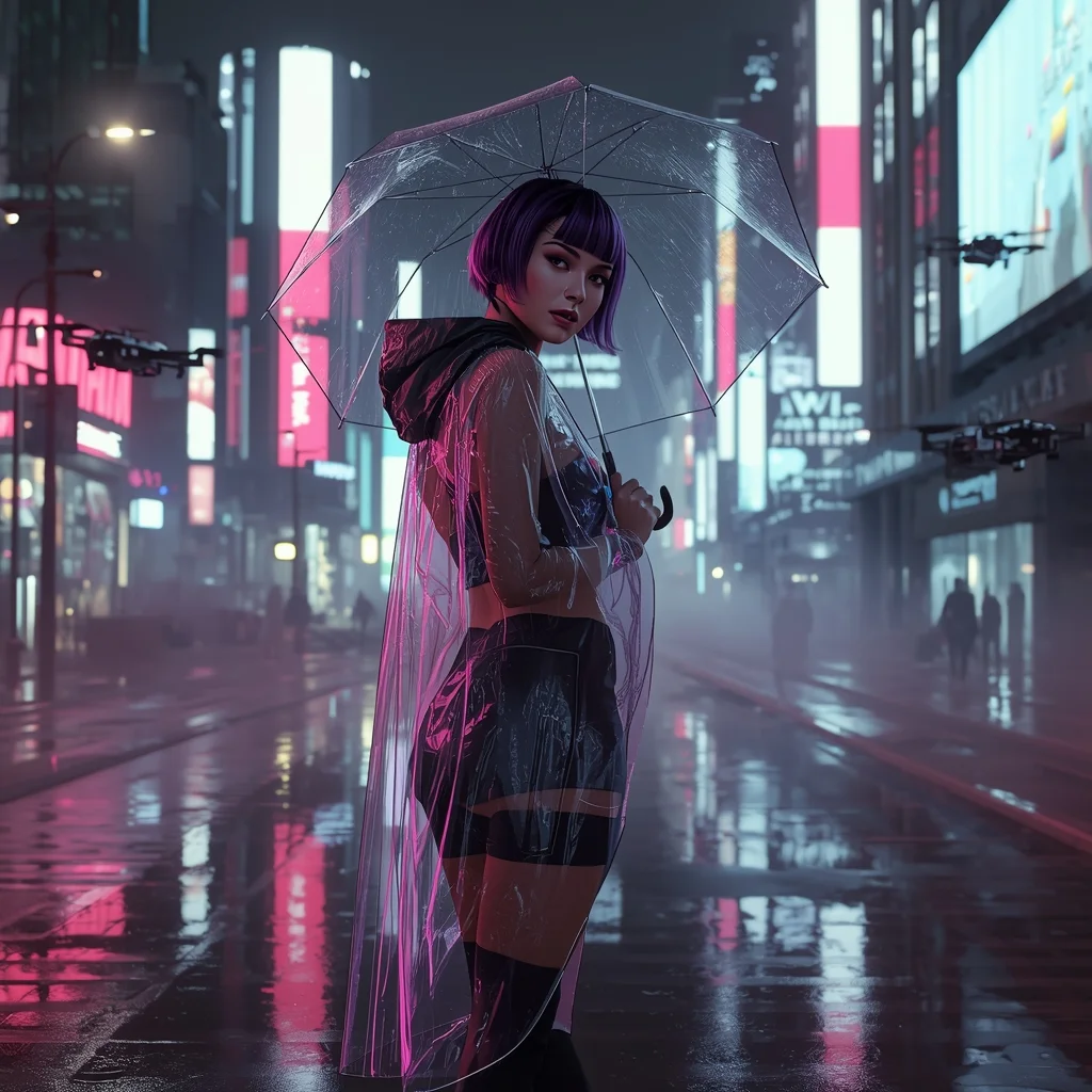 Cyberpunk Neon Street | Top Ai Prompt For Creator