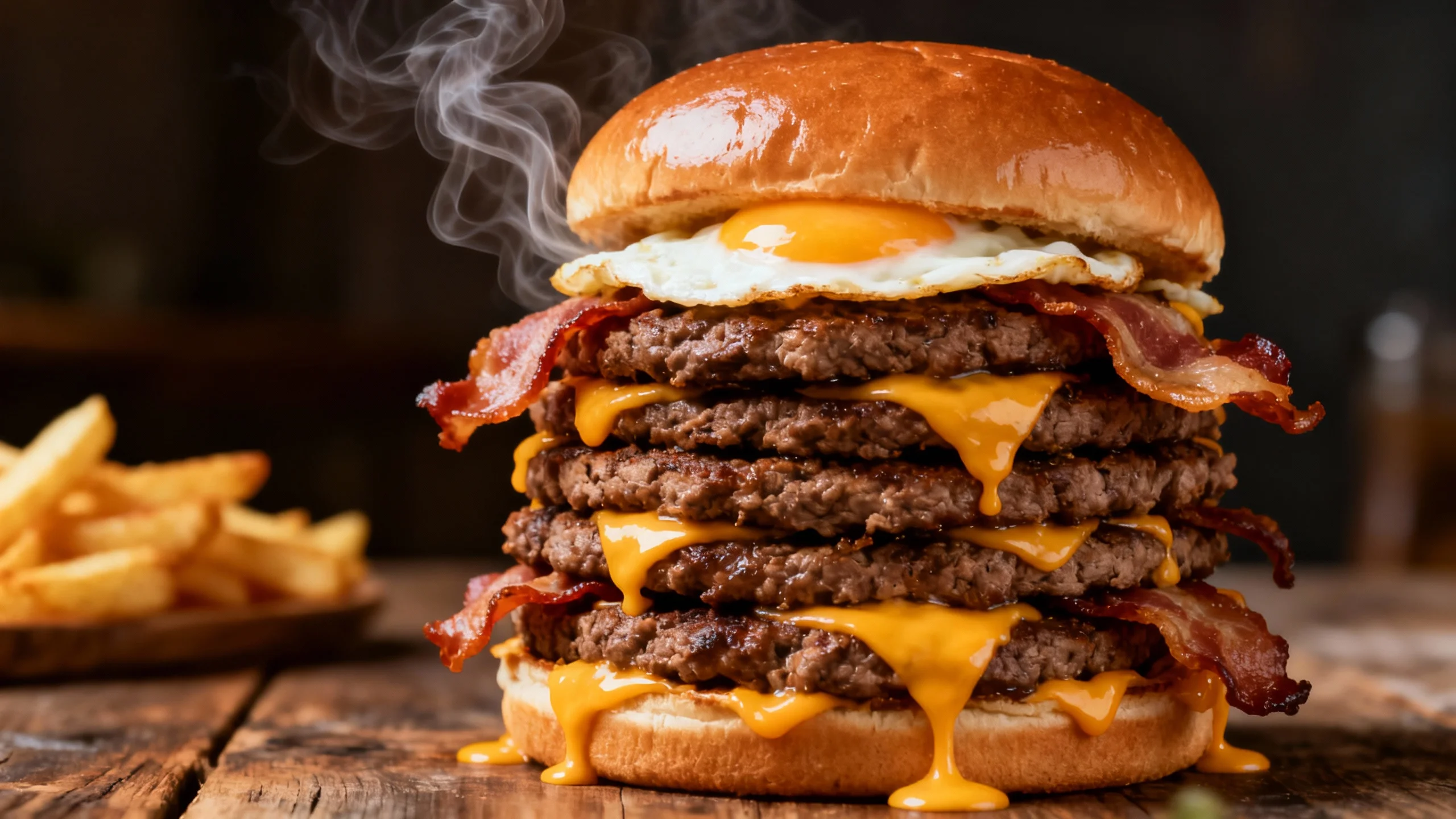 Eating The World's Biggest 10-Patty Burger | Universal Ai Prompt