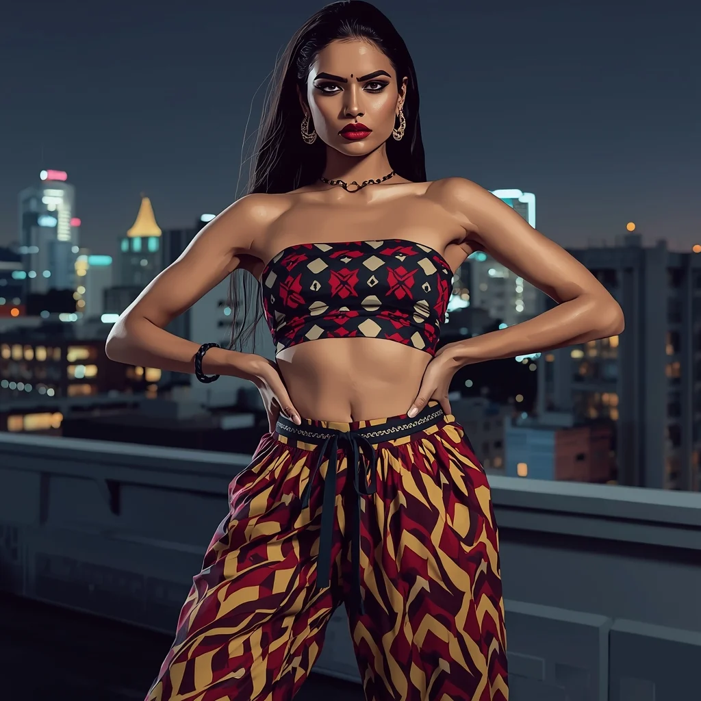 Edgy Special Style Crop Top Ensemble | Trending Prompt Idea Worldwide