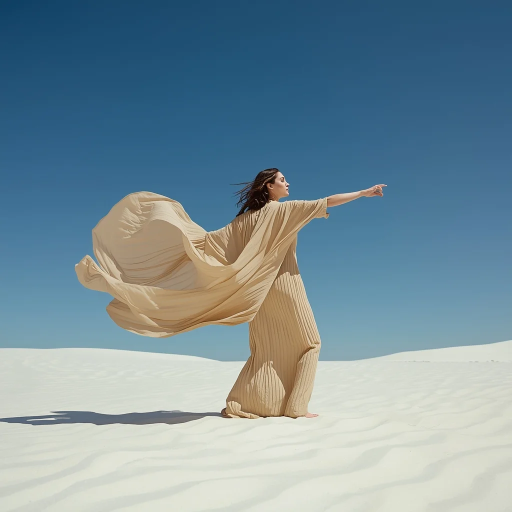 Minimalist Desert Nomad | Professional Photo Prompt