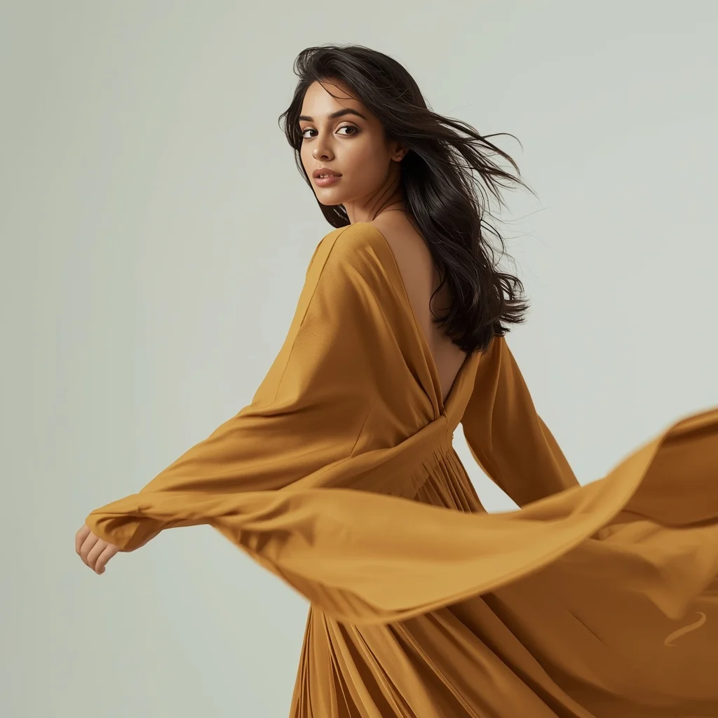 Modern Indian Viral Reel Pose – Smooth Turn Glam Moment | Creative Ai Prompt Idea List