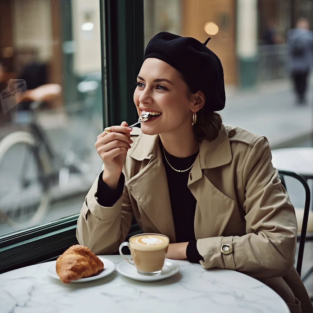 Parisian Cafe Candid | Gemini Prompt Format