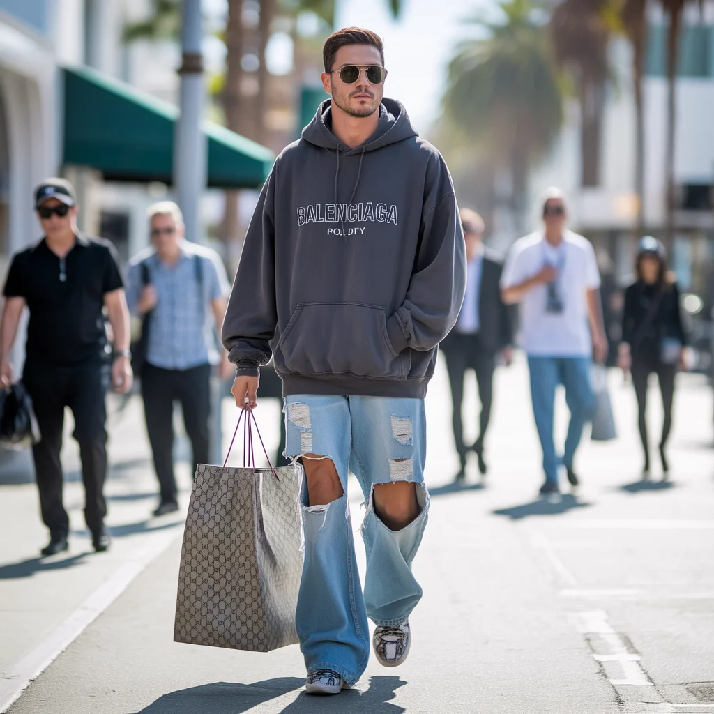 The Luxury Shopping District Stroll | Gemini Image Prompt