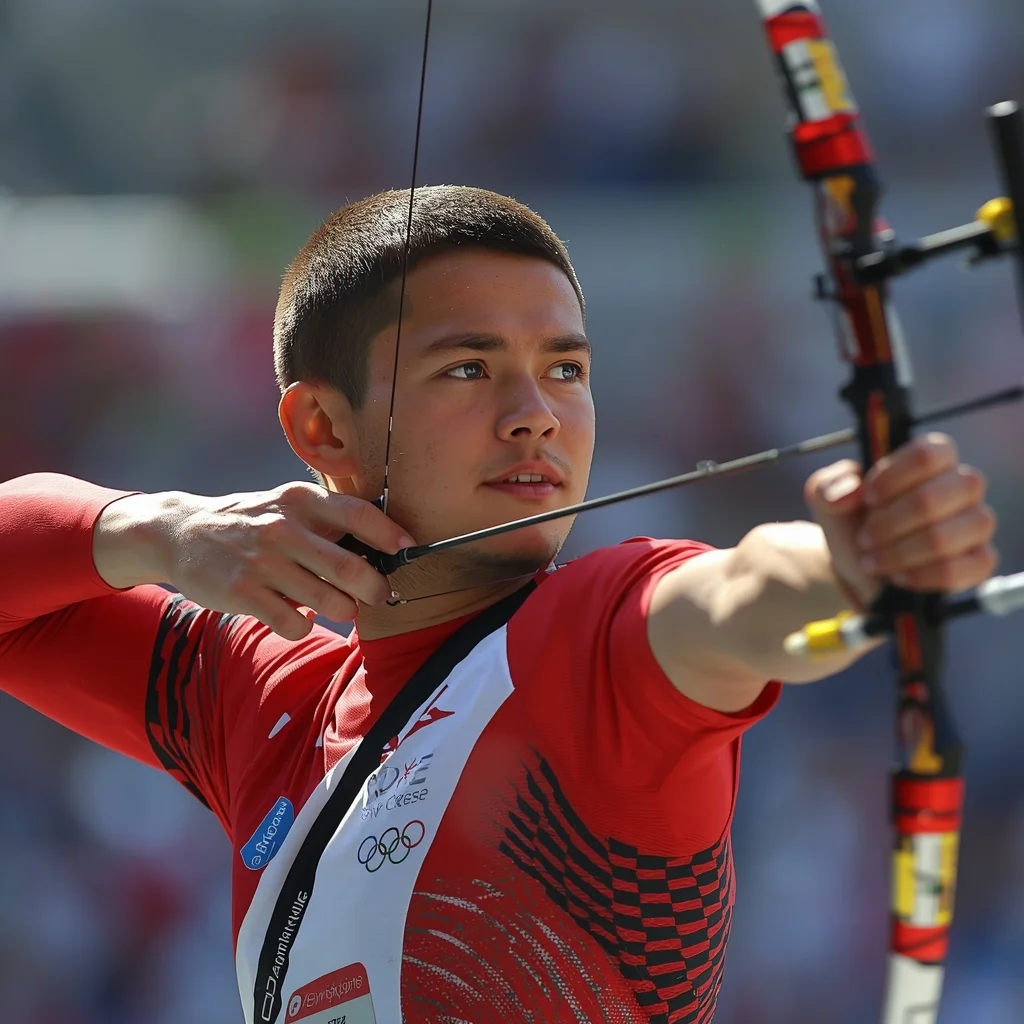 The Olympic Archer in Motion | Instagram Post Prompt