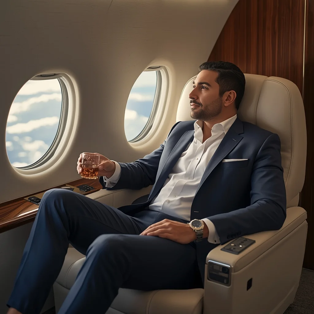 The Private Jet Executive Lounge | Trending Prompt Idea Daily