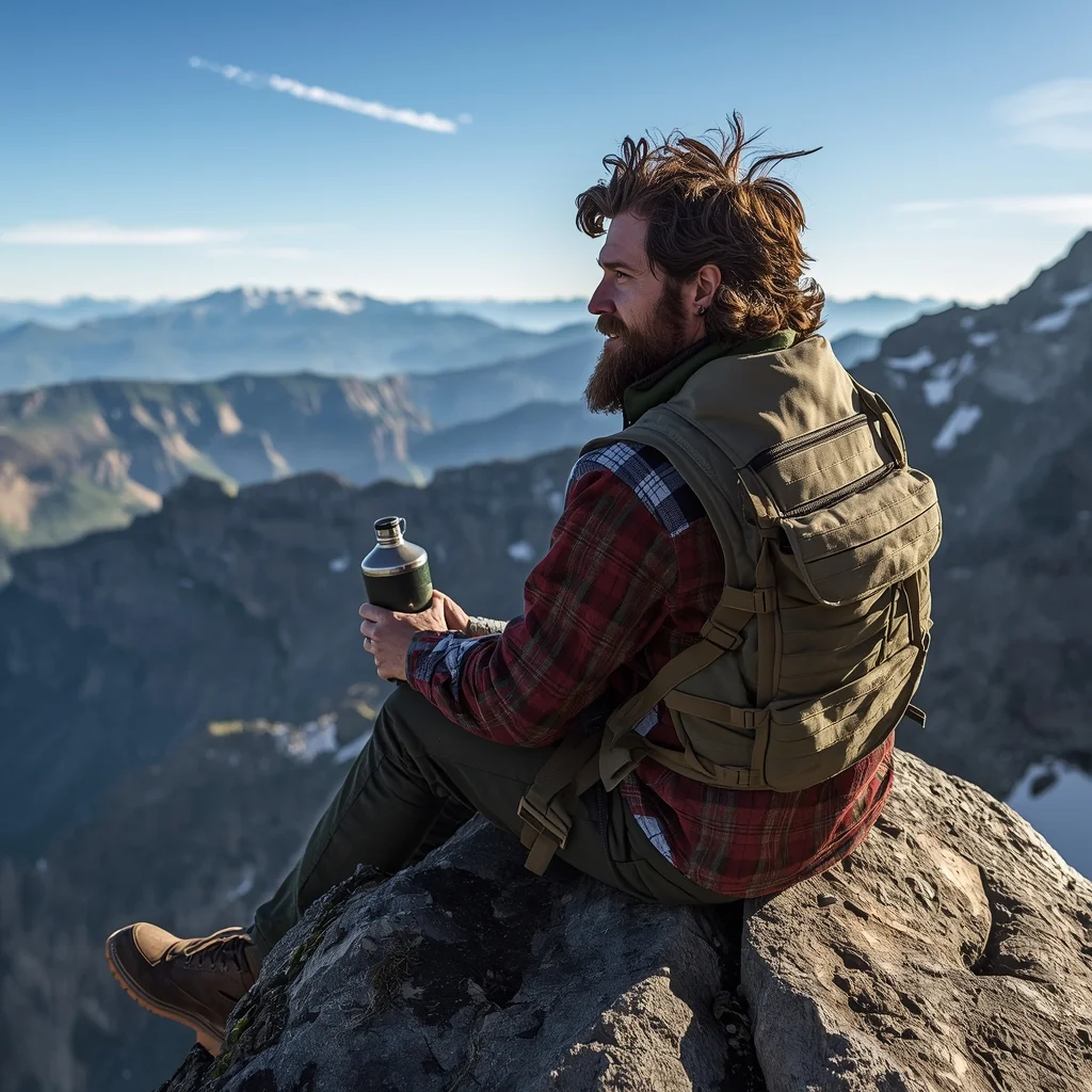 The Rugged Mountain Adventurer | Realistic Photo Prompt