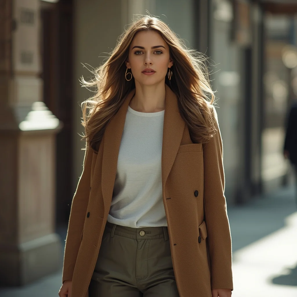 Walking Forward Woman Pose | Best Prompt Keyword